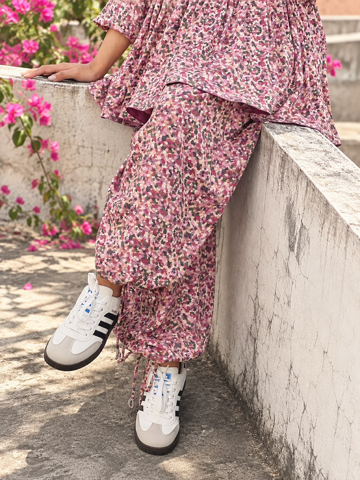 Floral Bloom – Linen 2-Piece Suit 🌸
