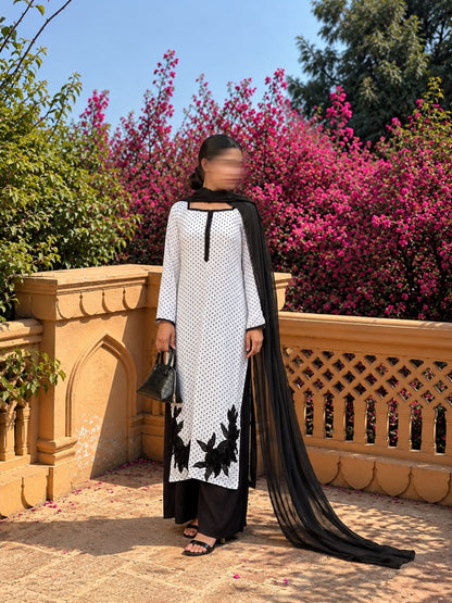 Noor-e-Libas – Embellished Linen Suit