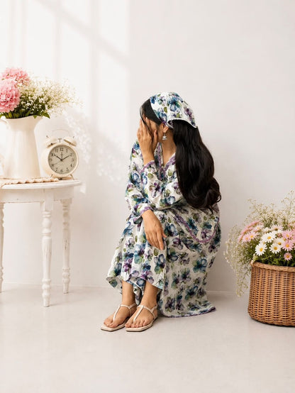 LILAC BLOOM 2 Piece Stitched Co-Ord Set