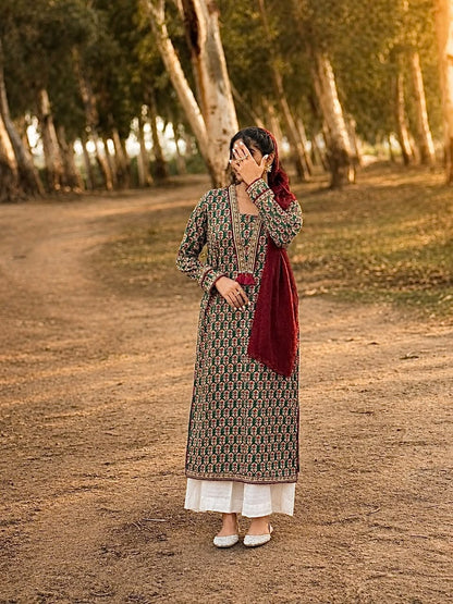 MEHRAB 2 Piece Stitched Lawn Suit