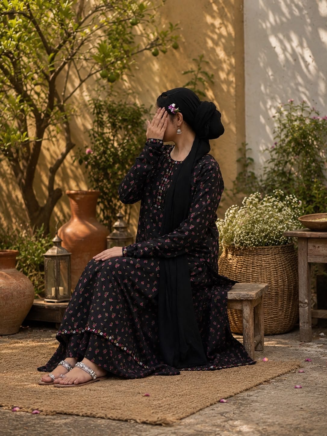 NOIR PETAL 2 Piece Stitched Lawn Suit