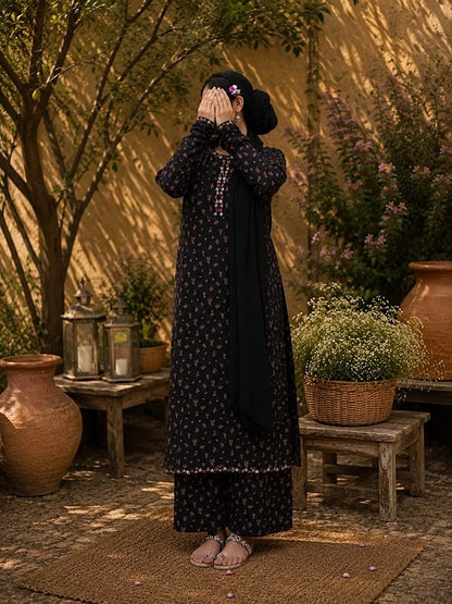 NOIR PETAL 2 Piece Stitched Lawn Suit