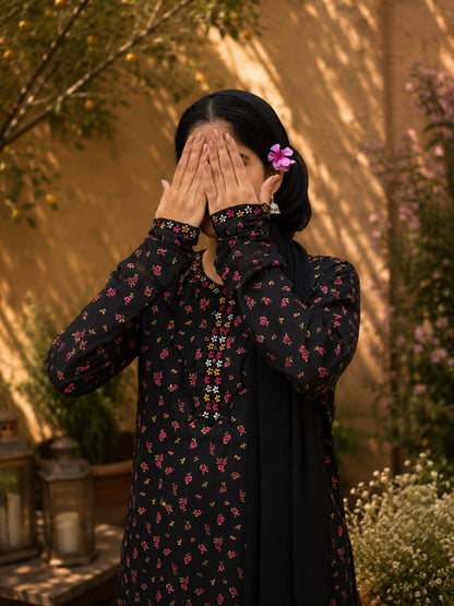 NOIR PETAL 2 Piece Stitched Lawn Suit