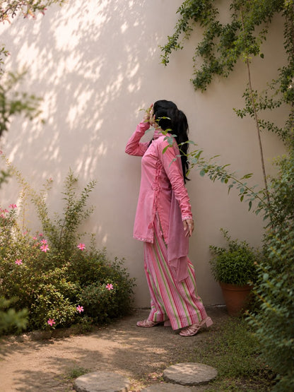 ROSE BLOOM 2 Piece Stitched Suit
