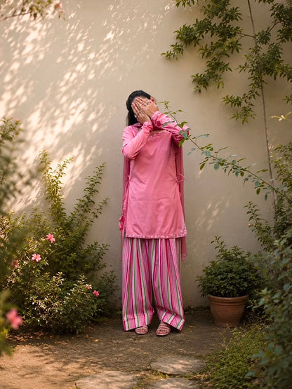 ROSE BLOOM 2 Piece Stitched Suit